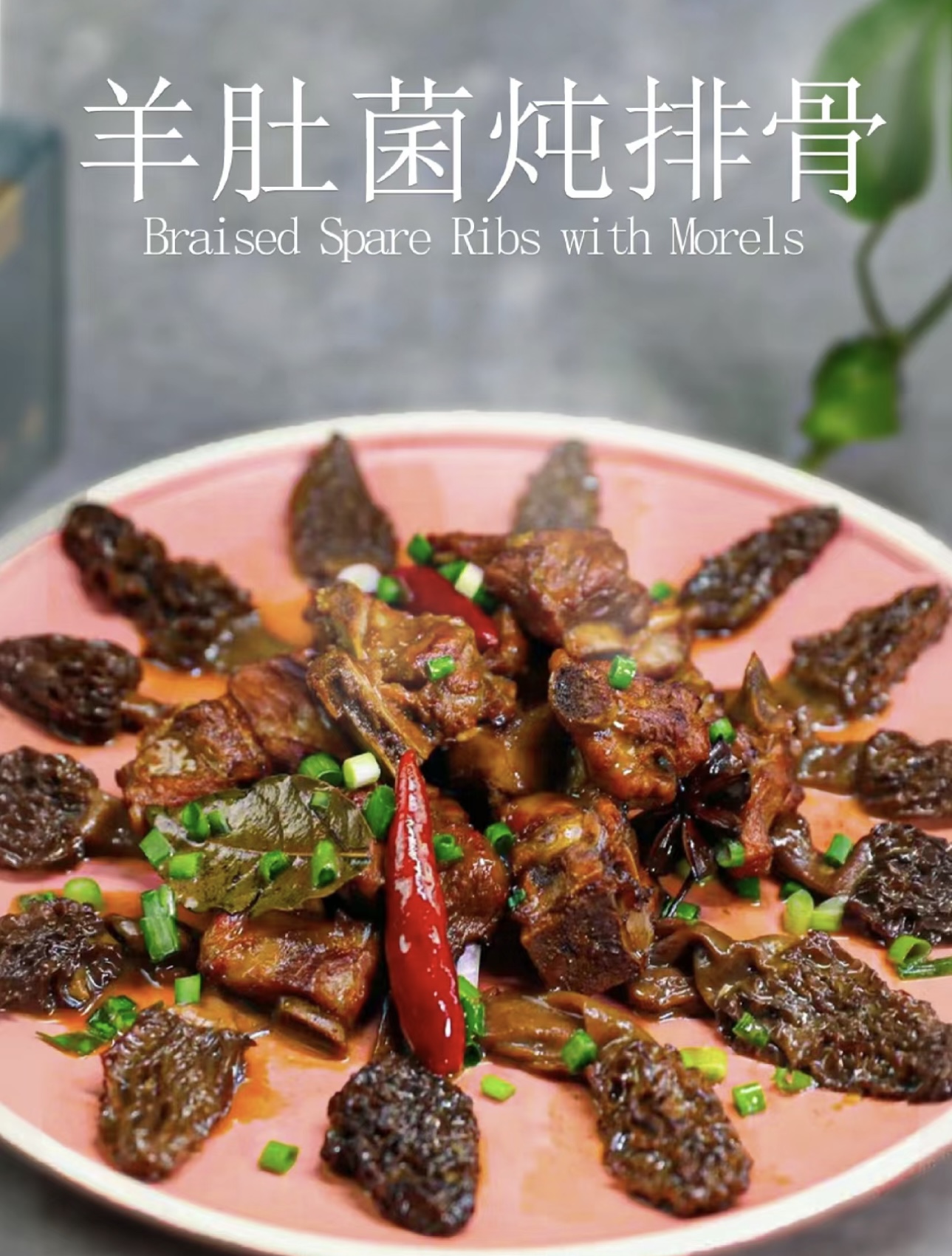 羊肚菌炖排骨